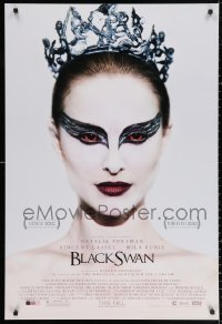 2r133 BLACK SWAN advance DS 1sh 2010 wonderful image of ballet dancer Natalie Portman!