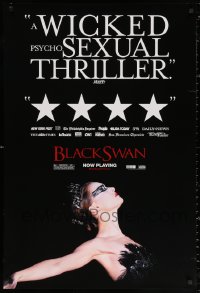 2r134 BLACK SWAN DS reviews 1sh 2010 wonderful image of ballet dancer Natalie Portman!