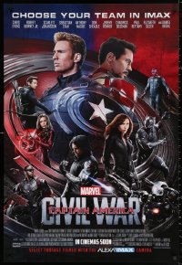 2r165 CAPTAIN AMERICA: CIVIL WAR IMAX recalled advance DS Thai 1sh 2016 Marvel, 'Chris Evens'!