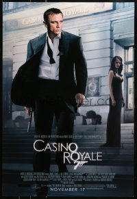2r175 CASINO ROYALE advance DS 1sh 2006 Daniel Craig as James Bond & sexy Eva Green!