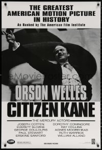 2r189 CITIZEN KANE 1sh R1998 Orson Welles. the greatest American motion picture ever made!
