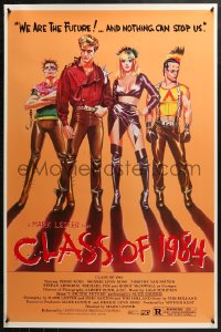 2r190 CLASS OF 1984 1sh 1982 art of bad punk teens, we are the future & nothing can stop us!