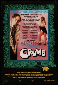 2r213 CRUMB 1sh 1995 underground comic book artist and writer, Robert Crumb!
