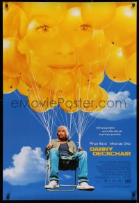 2r218 DANNY DECKCHAIR advance DS 1sh 2004 close-up of Rhys Ivans in lawn chair with many balloons!