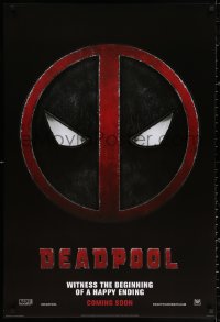 2r236 DEADPOOL int'l teaser DS 1sh 2016 Reynolds, Marvel, the beginning of a happy ending!