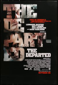 2r244 DEPARTED advance DS 1sh 2006 Leonardo DiCaprio, Matt Damon, Martin Scorsese!