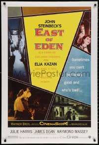 2r274 EAST OF EDEN DS 1sh R2005 first James Dean, John Steinbeck, directed by Elia Kazan!