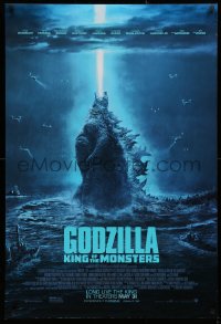 2r357 GODZILLA: KING OF THE MONSTERS advance DS 1sh 2019 great image of the creature being attacked!