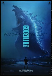 2r358 GODZILLA: KING OF THE MONSTERS teaser DS 1sh 2019 great full-length image of the creature!