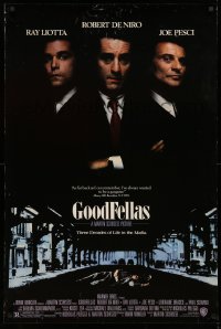 2r363 GOODFELLAS DS 1sh 1990 Robert De Niro, Joe Pesci, Ray Liotta, Martin Scorsese classic!