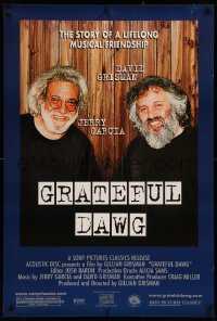 2r368 GRATEFUL DAWG 1sh 2001 documentary about Jerry Garcia & the Grateful Dead, great image!