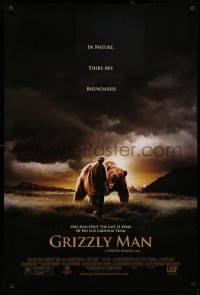 2r378 GRIZZLY MAN DS 1sh 2005 Herzog, there are boundaries, but one spent 13 years crossing them!