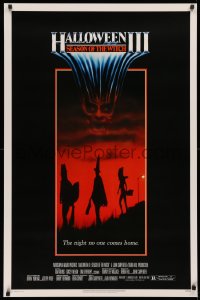 2r384 HALLOWEEN III 1sh 1982 Season of the Witch, horror sequel, the night no one comes home!