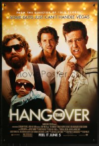 2r386 HANGOVER advance DS 1sh 2009 Bradley Cooper, Ed Helms, Zach Galifianakis!
