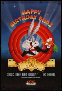 2r387 HAPPY BIRTHDAY, BUGS: 50 LOONEY YEARS DS 1sh 1990 classic Mel Blanc cartoon!