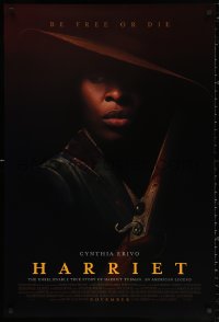 2r389 HARRIET advance DS 1sh 2019 unbelievable true story of Harriet Tubman, an American legend!
