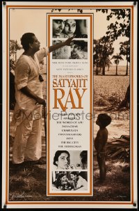 2r596 MASTERWORKS OF SATYAJIT RAY 1sh 1995 film festival of the top Indian director!
