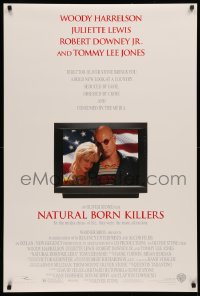 2r640 NATURAL BORN KILLERS DS 1sh 1994 Oliver Stone, Woody Harrelson & Juliette Lewis on TV!