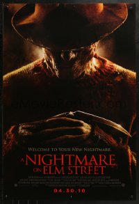 2r646 NIGHTMARE ON ELM STREET int'l advance DS 1sh 2010 image of Jackie Earle Haley as Kreuger!