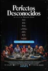 2r671 PERFECTOS DESCONOSIDOS advance DS 1sh 2018 Perfect Strangers around a table, a secret life!