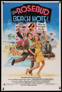 2r749 ROSEBUD BEACH HOTEL 1sh 1984 Colleen Camp, Peter Scolari, sleazy Christopher Lee!