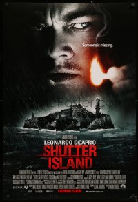 2r780 SHUTTER ISLAND advance DS 1sh 2010 Martin Scorsese, Leonardo DiCaprio, someone is missing!