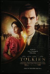 2r895 TOLKIEN advance DS 1sh 2019 starring Nicholas Hoult in the title role as J.R.R.!