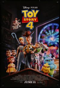 2r906 TOY STORY 4 advance DS 1sh 2019 Walt Disney, Pixar, Woody, Buzz Lightyear and cast!