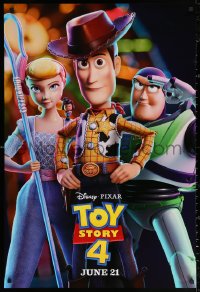2r908 TOY STORY 4 teaser DS 1sh 2019 Walt Disney, Pixar, Woody, Buzz Lightyear and cast!