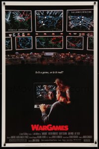 2r951 WARGAMES 1sh 1983 Matthew Broderick plays video games to start World War III!
