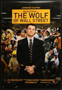 2r973 WOLF OF WALL STREET teaser DS 1sh 2013 Martin Scorsese directed, Leonardo DiCaprio!