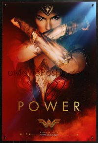 2r981 WONDER WOMAN teaser DS 1sh 2017 sexiest Gal Gadot in title role/Diana Prince, Power!