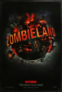 2r999 ZOMBIELAND teaser DS 1sh 2009 this place is so dead, wild image of Earth, this place is so dead!