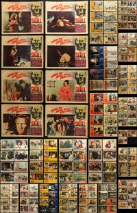 2s082 LOT OF 170 LOBBY CARDS 1960s mostly complete sets from a variety of different movies!