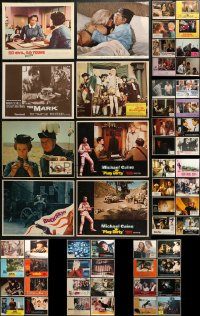 2s088 LOT OF 58 LOBBY CARDS 1960s-1980s great scenes from a variety of different movies!