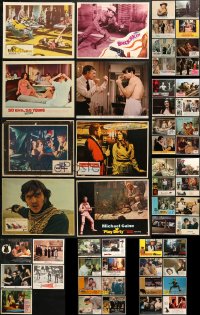 2s090 LOT OF 53 LOBBY CARDS 1960s-1980s great scenes from a variety of different movies!