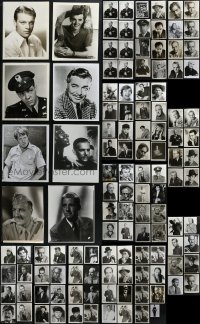 2s169 LOT OF 128 MALE PORTRAIT 8X10 STILLS 1940s-1970s leading & supporting actors!