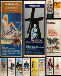 2s365 LOT OF 17 UNFOLDED INSERTS 1960s-1980s great images from a variety of different movies!
