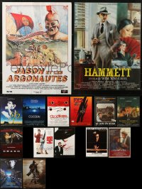 2s255 LOT OF 17 FORMERLY FOLDED 16X21 FRENCH POSTERS 1980s-1990s a variety of cool movie images!
