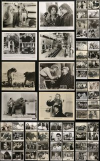 2s188 LOT OF 74 8X10 STILLS 1960s-1970s great scenes from a variety of different movies!