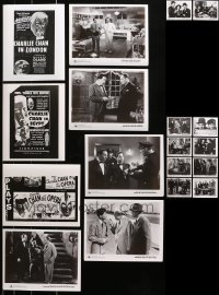 2s212 LOT OF 18 CHARLIE CHAN REPRO 8X10 STILLS 1980s wonderful poster images & movie scenes!