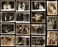 2s216 LOT OF 15 SILENT MOVIE 8X10 STILLS 1920s scenes from a variety of different movies!