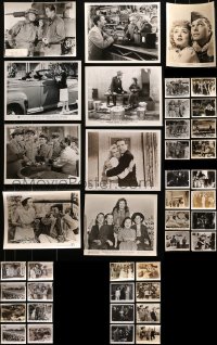 2s206 LOT OF 41 1940S 8X10 STILLS 1940s great scenes from a variety of different movies!