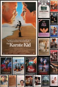 2s335 LOT OF 22 MOSTLY UNFOLDED SINGLE-SIDED VIDEO POSTERS 1980s images for a variety of movies!