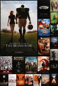 2s439 LOT OF 22 UNFOLDED DOUBLE-SIDED 27X40 ONE-SHEETS 2000s-2010s cool movie images!