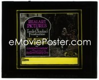 2t332 MYSTERY OF THE YELLOW ROOM glass slide 1919 from the novel by Gaston Leroux, ultra rare!