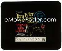 2t417 TYRANT OF RED GULCH glass slide 1928 Tom Tyler & Frankie Darro, the Ridin' Daredevils!
