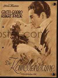 2t064 CAMILLE German program 1937 different images of beautiful Greta Garbo & Robert Taylor!