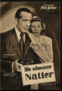 2t077 DARK PASSAGE German program 1950 different images of Humphrey Bogart & sexy Lauren Bacall!