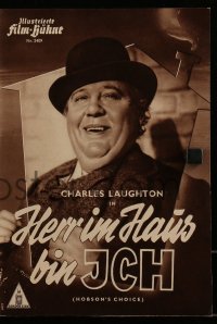 2t109 HOBSON'S CHOICE German program 1954 David Lean, Charles Laughton, John Mills, different!